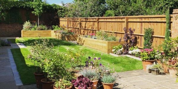 Raised Planter Bed - Penn Landscapes